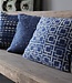 Be-Uniq Sierkussens Indigo | Set van 2 | Dessin C | H45 x B45 cm
