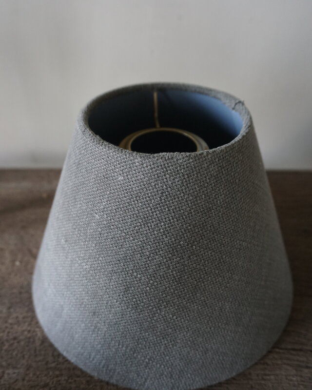 Rene Houtman Lampenkap Halfhoog | Grijs | Ø20 x H14,5 cm