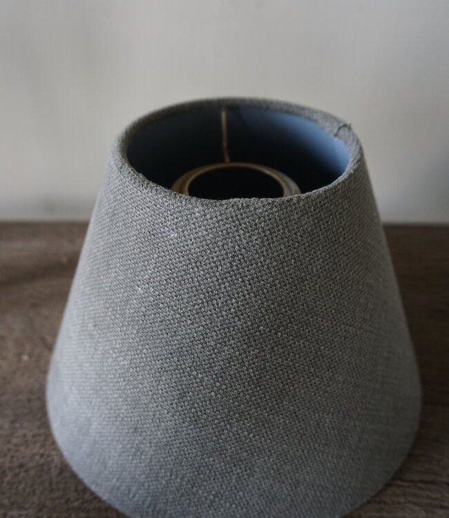 Rene Houtman Lampenkap Halfhoog | Grijs | Ø20 x H14,5 cm