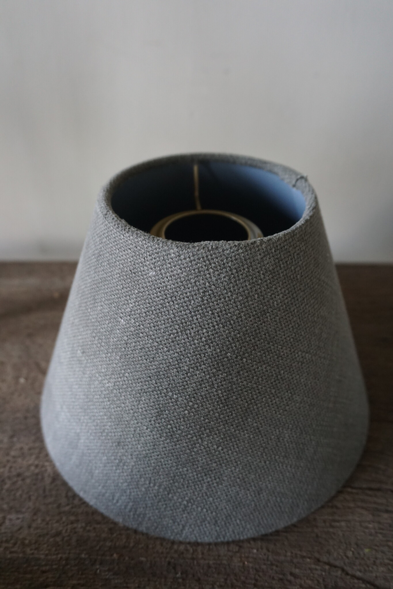 Rene Houtman Lampenkap Halfhoog | Grijs | Ø20 x H14,5 cm