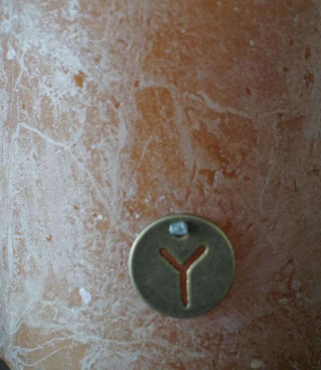 Brynxz Candle Rustic | Honey Brown | H10 x D10 cm