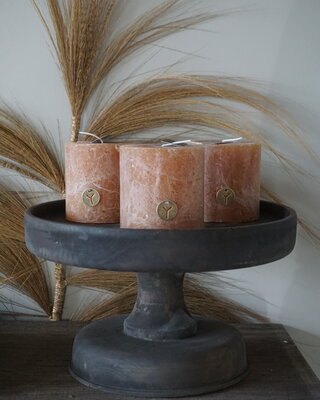 Brynxz Candle Rustic | Honey Brown | H10 x D10 cm