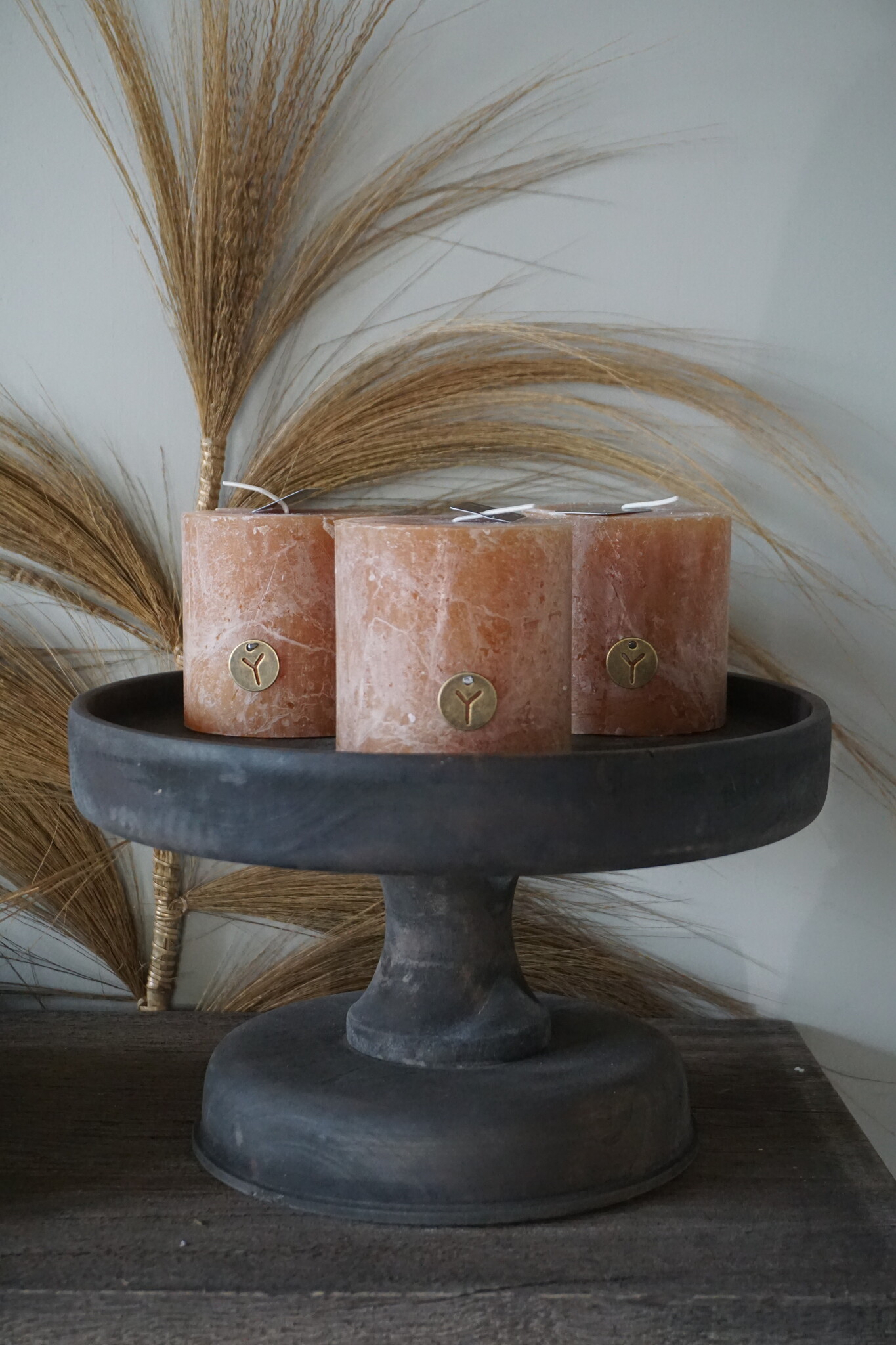 Brynxz Candle Rustic | Honey Brown | H10 x D10 cm