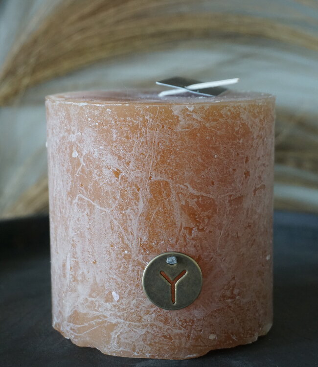 Brynxz Candle Rustic | Honey Brown | H10 x D10 cm