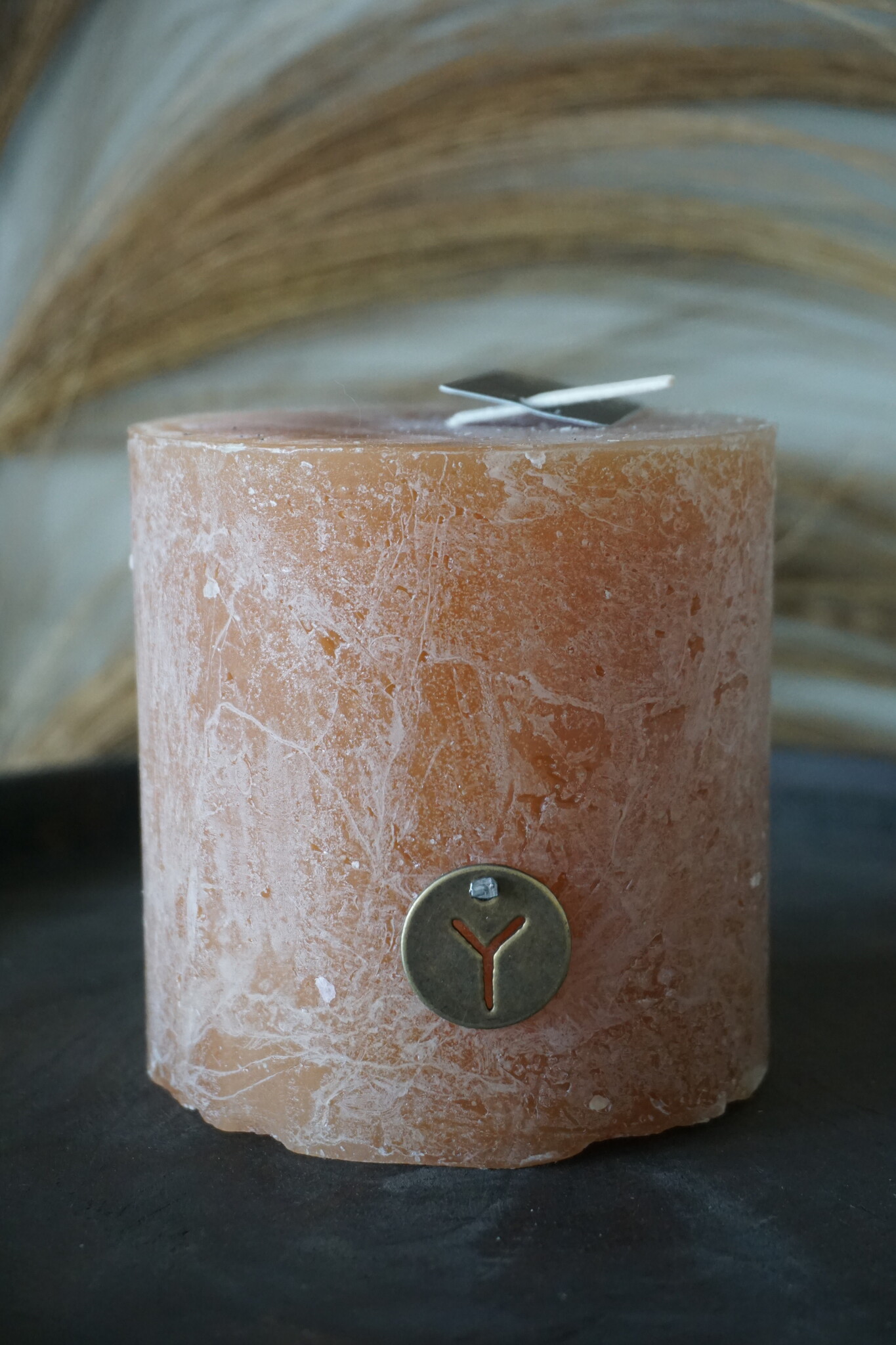 Brynxz Candle Rustic | Honey Brown | H10 x D10 cm