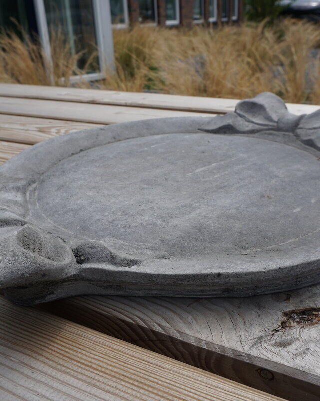Il Cupido Vogelschaal | Beton Gietsteen | H4,5 x B47 x D36 cm