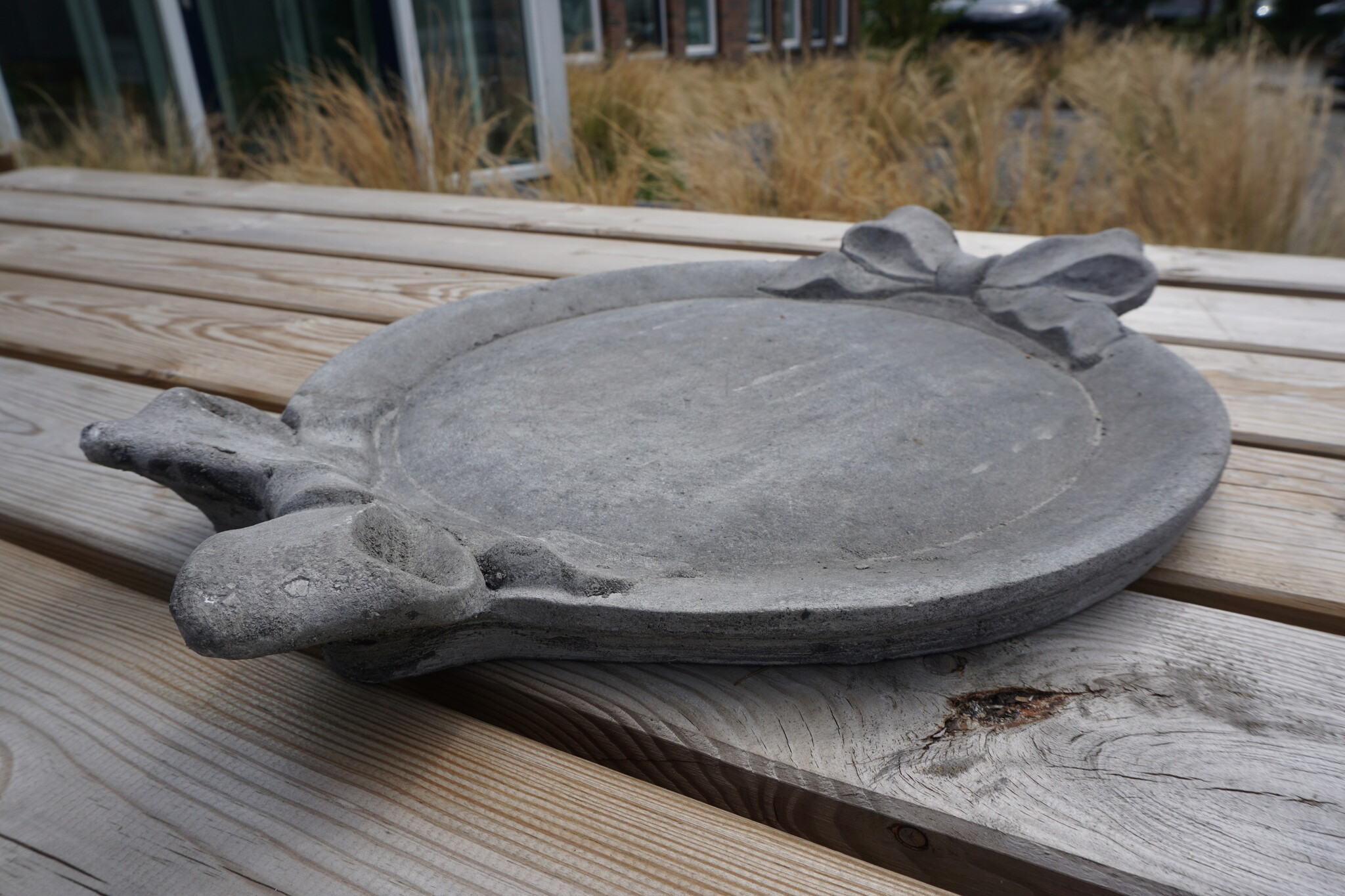 Il Cupido Vogelschaal | Beton Gietsteen | H4,5 x B47 x D36 cm