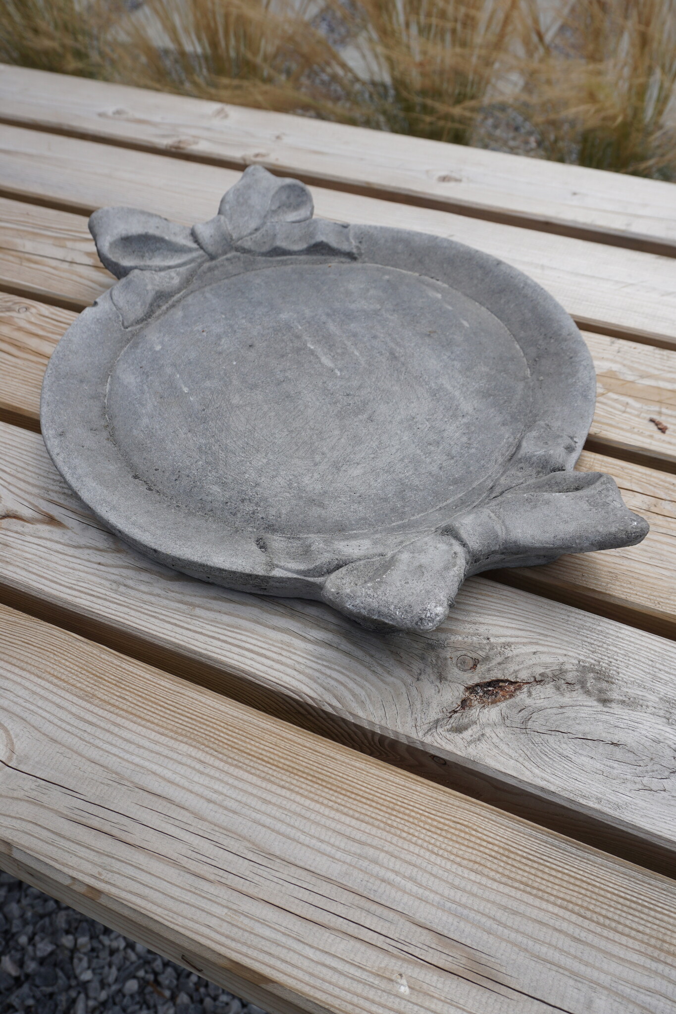 Il Cupido Vogelschaal | Beton Gietsteen | H4,5 x B47 x D36 cm