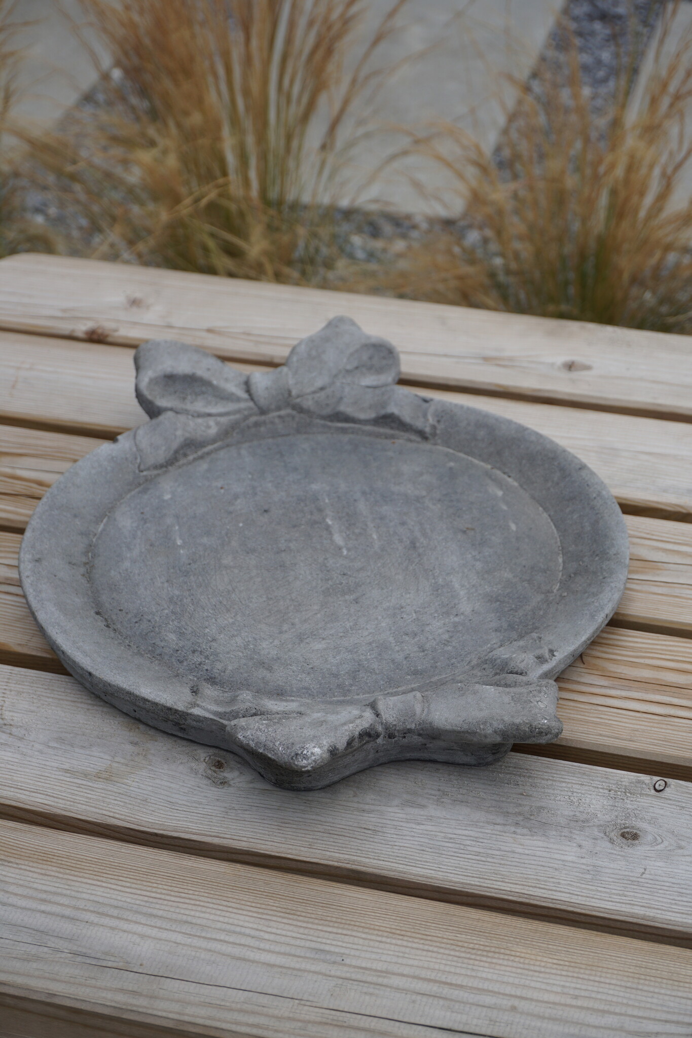 Il Cupido Vogelschaal | Beton Gietsteen | H4,5 x B47 x D36 cm