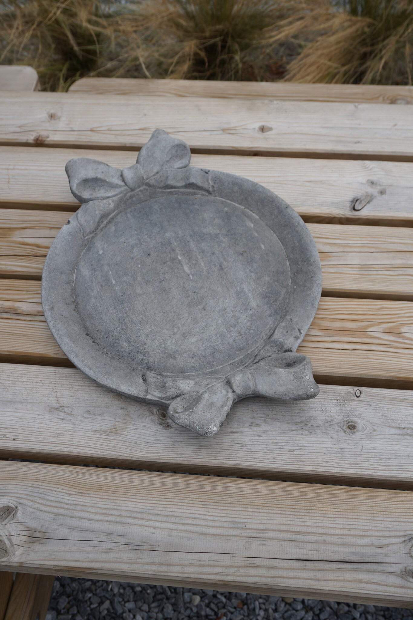 Il Cupido Vogelschaal | Beton Gietsteen | H4,5 x B47 x D36 cm
