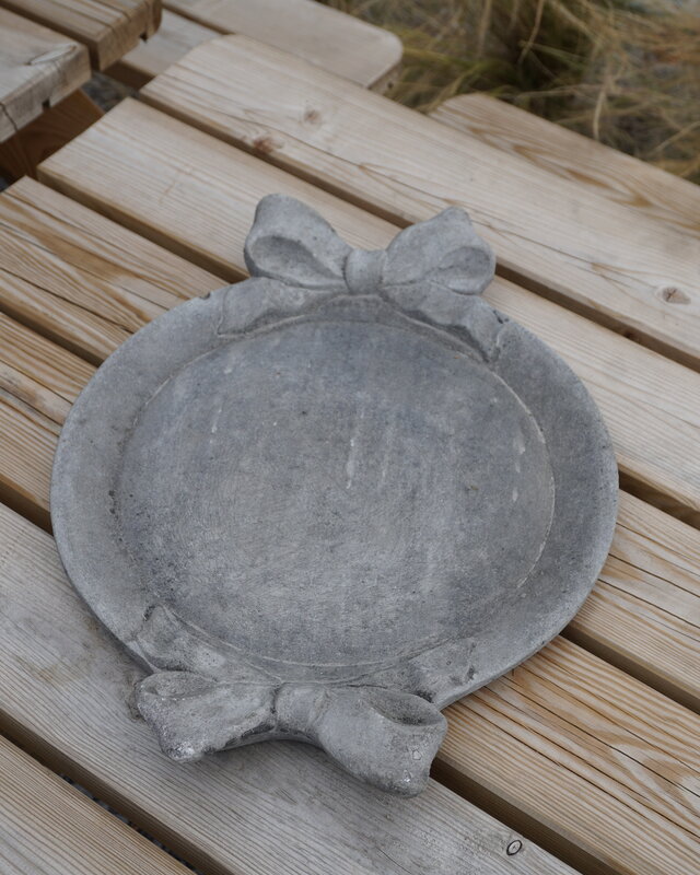 Il Cupido Vogelschaal | Beton Gietsteen | H4,5 x B47 x D36 cm