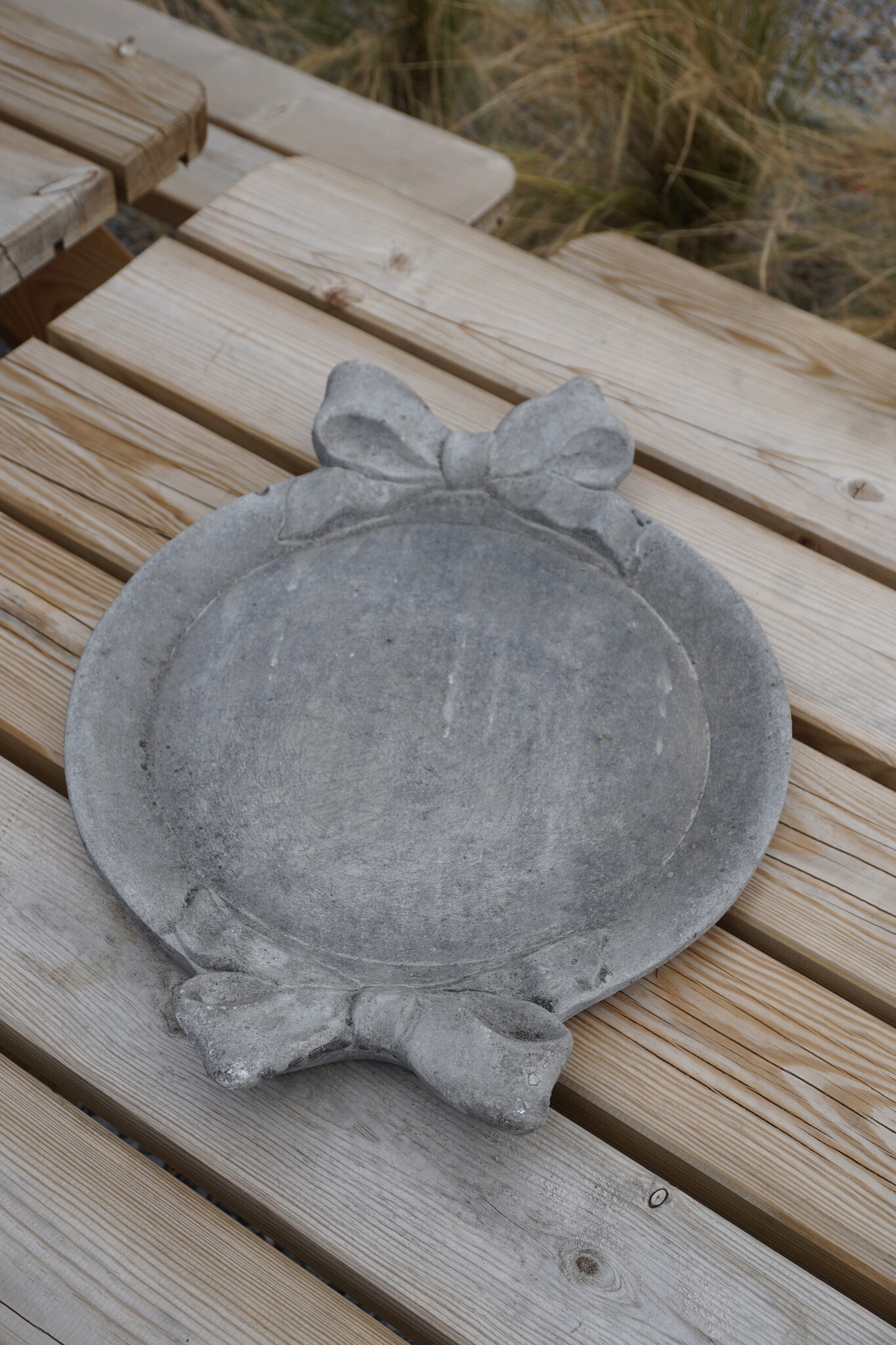 Il Cupido Vogelschaal | Beton Gietsteen | H4,5 x B47 x D36 cm
