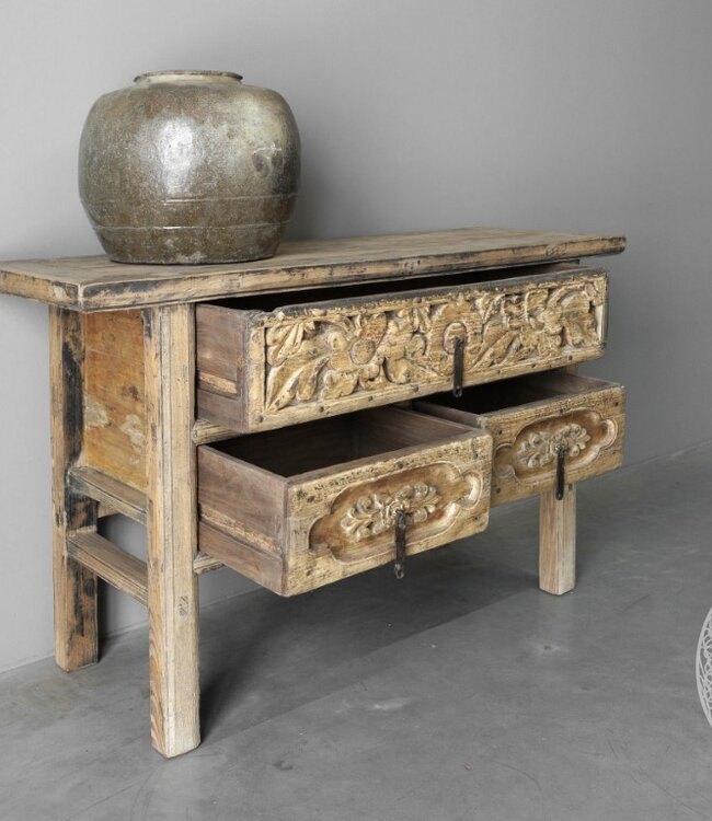 Be-Uniq Oude Wandtafel | China | H81 x B132 x D44 cm