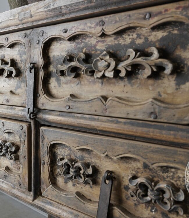 Be-Uniq Oude Wandtafel | China | H81 x B132 x D44 cm