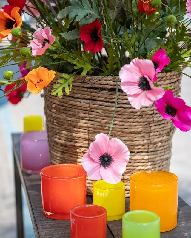 DutZ Kaarsenglas | Fuchsia | 3 Maten!