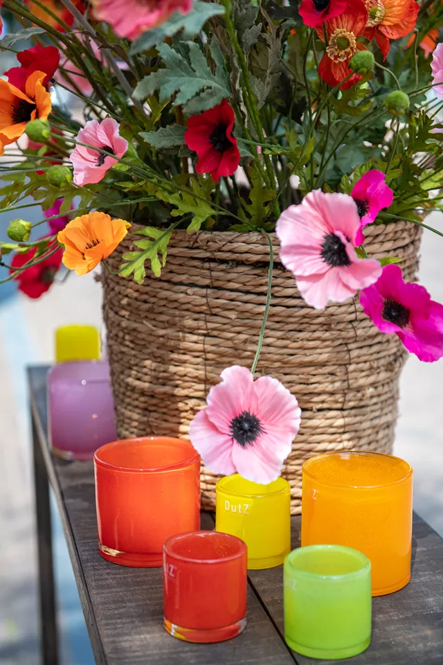 DutZ Kaarsenglas | Fuchsia | 3 Maten!