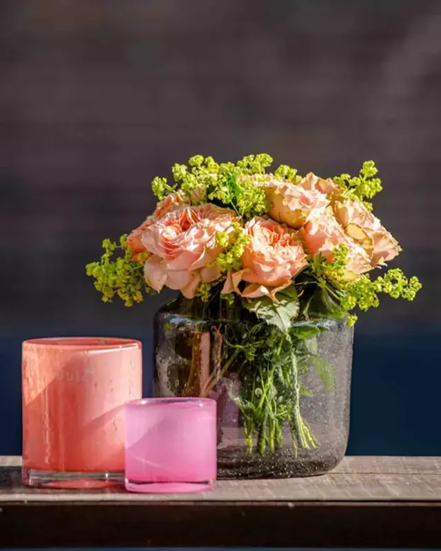DutZ Kaarsenglas | Fuchsia | 3 Maten!