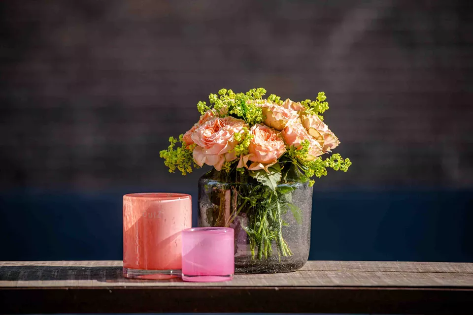 DutZ Kaarsenglas | Fuchsia | 3 Maten!