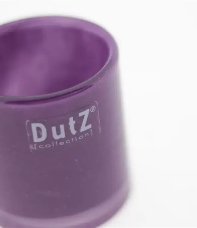 DutZ Kaarsenglas | Violet | H7 x D7 cm