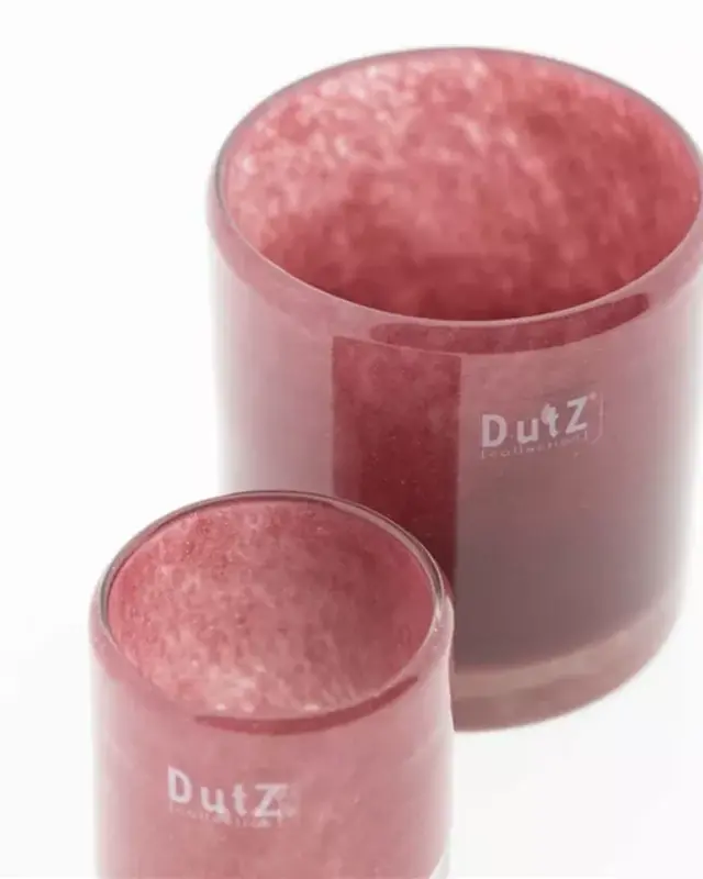DutZ Kaarsenglas | Framboos | H7 x D7 cm