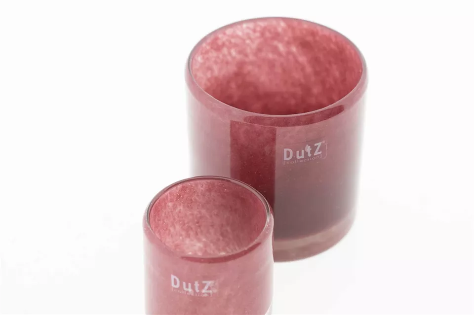 DutZ Kaarsenglas | Framboos | H7 x D7 cm