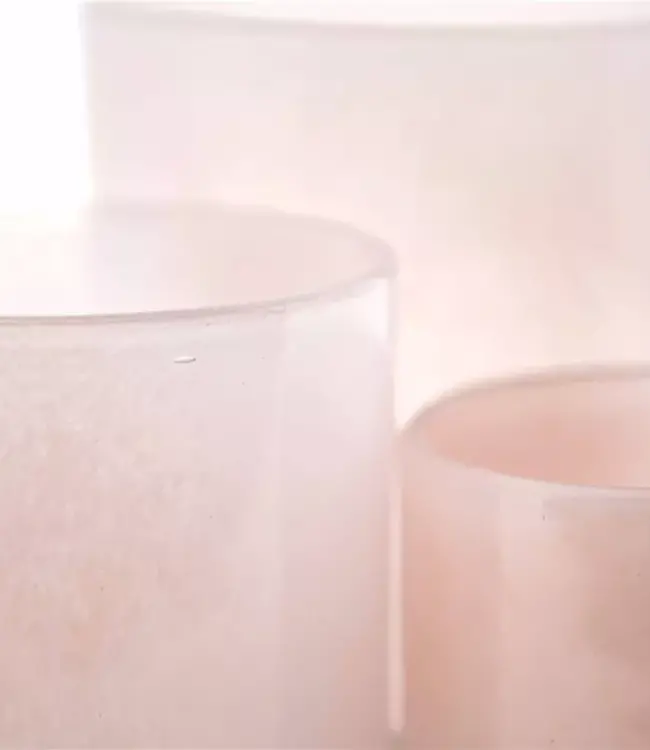 DutZ Kaarsenglas | Oud Roze | 2 Maten!