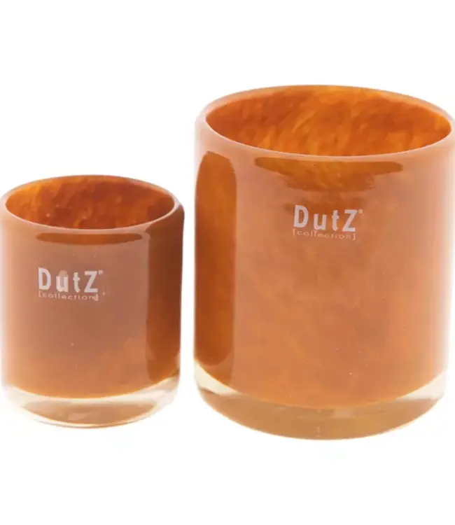 DutZ Kaarsenglas | Roest Bruin | 3 Maten!