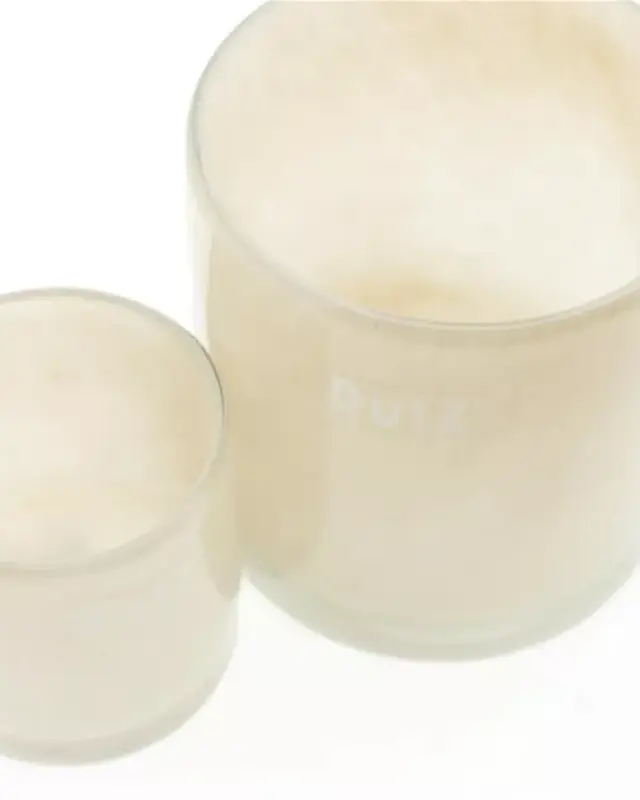 DutZ Kaarsenglas | Beige | H15 x D10 cm