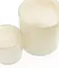 DutZ Kaarsenglas | Beige | H15 x D10 cm