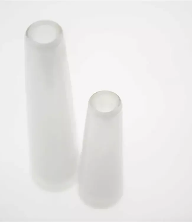 DutZ Vaas Solifleur | Wit | 2 Maten