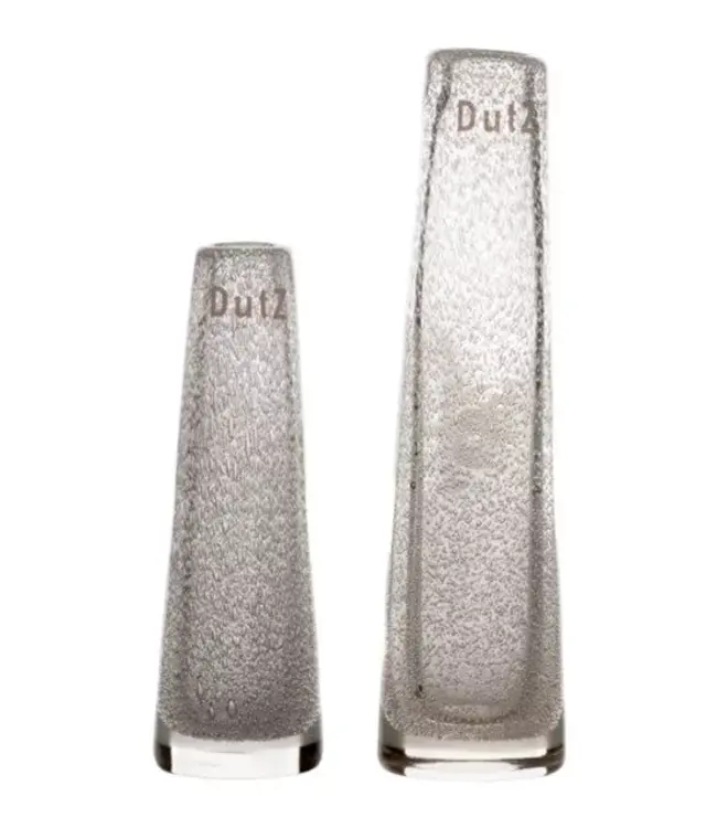 DutZ Vaas Solifleur | Helder Met Bubbels | 2 Maten