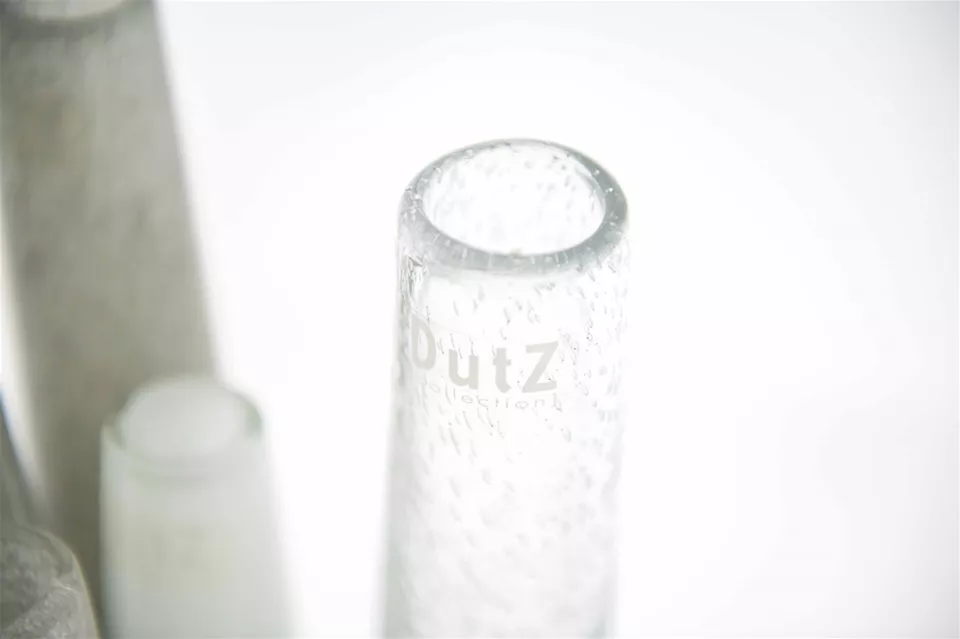 DutZ Vaas Solifleur | Helder Met Bubbels | 2 Maten