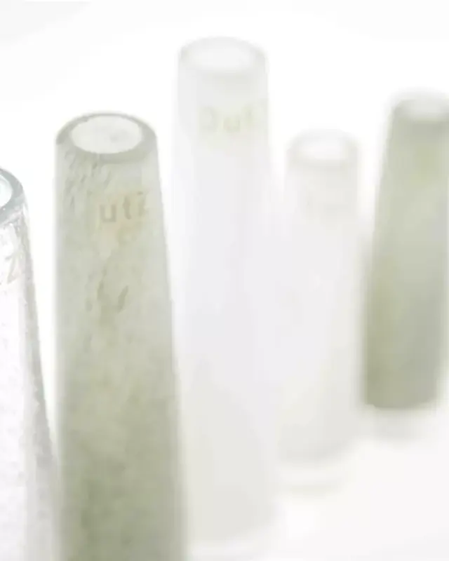 DutZ Vaas Solifleur | Helder Met Bubbels | 2 Maten