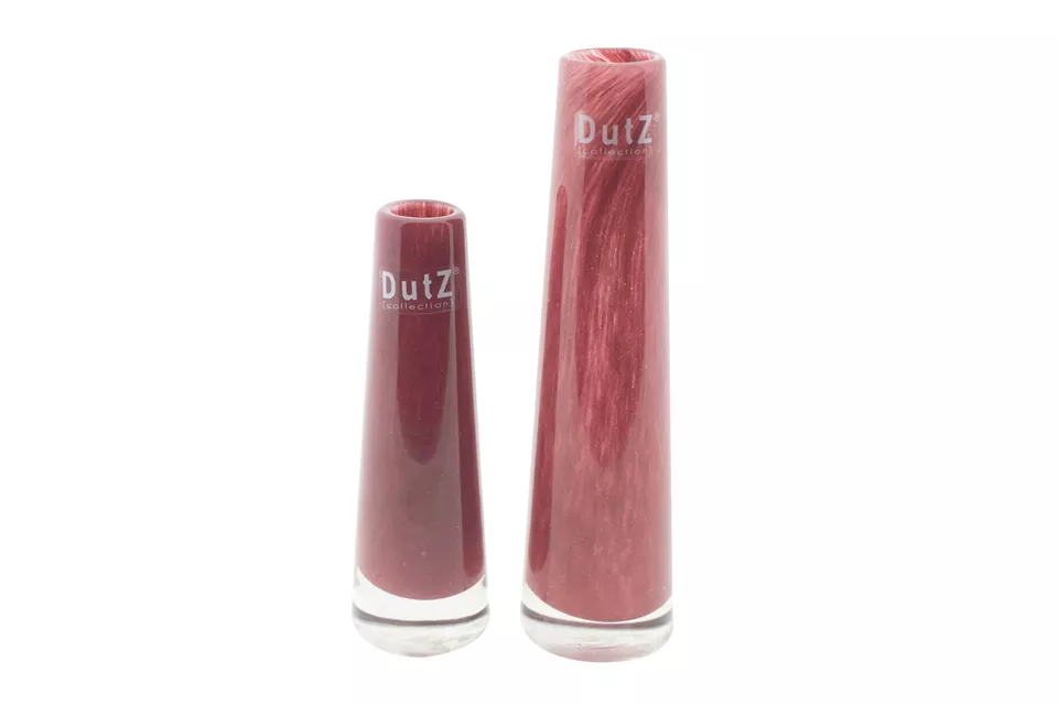 DutZ Vaas Solifleur | Framboos | H21 x D5 cm