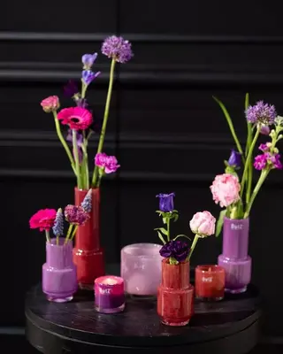 DutZ Vaas Rona | Framboos | H14 x D8 cm