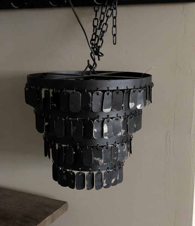 Rene Houtman Hanglamp Hangertjes | Zwart | Tweede Kansje!