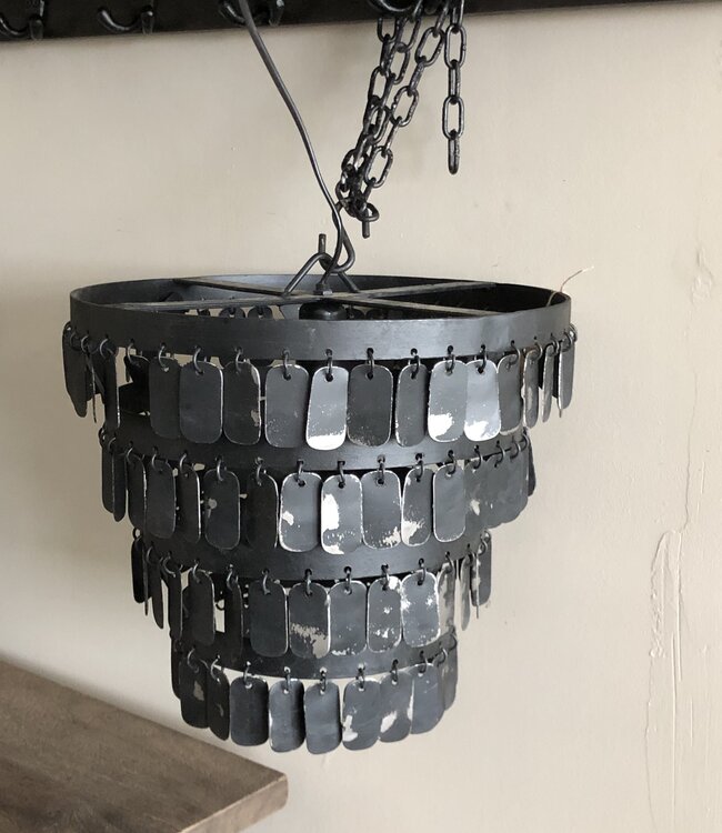 Rene Houtman Hanglamp Hangertjes | Zwart | Tweede Kansje!