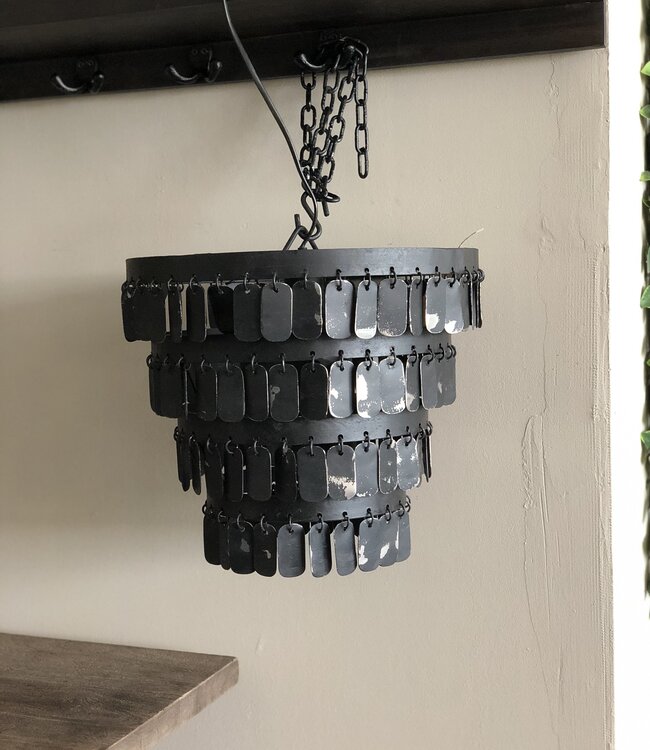 Rene Houtman Hanglamp Hangertjes | Zwart | Tweede Kansje!