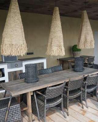 Rene Houtman Lamp Africa Maisblad | Naturel | H90 x D30 cm