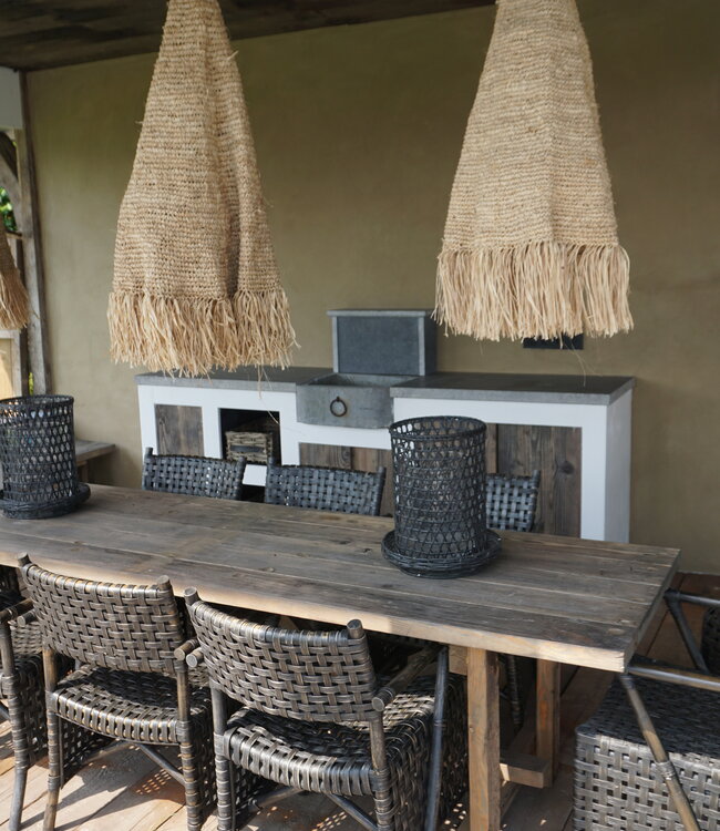 Rene Houtman Lamp Africa Maisblad | Naturel | H90 x D30 cm