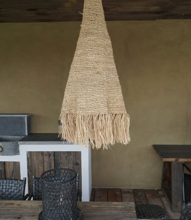 Rene Houtman Lamp Africa Maisblad | Naturel | H90 x D30 cm