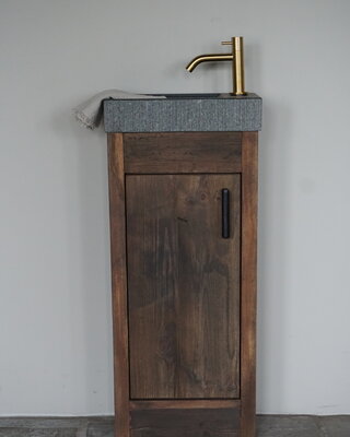 Rene Houtman Toiletmeubel Oud Hout Corine | 1-Deur | Kies Variant
