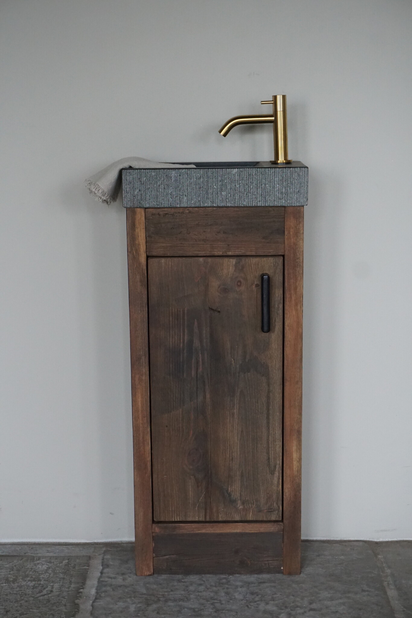 Rene Houtman Toiletmeubel Oud Hout Corine | 1-Deur | Kies Variant