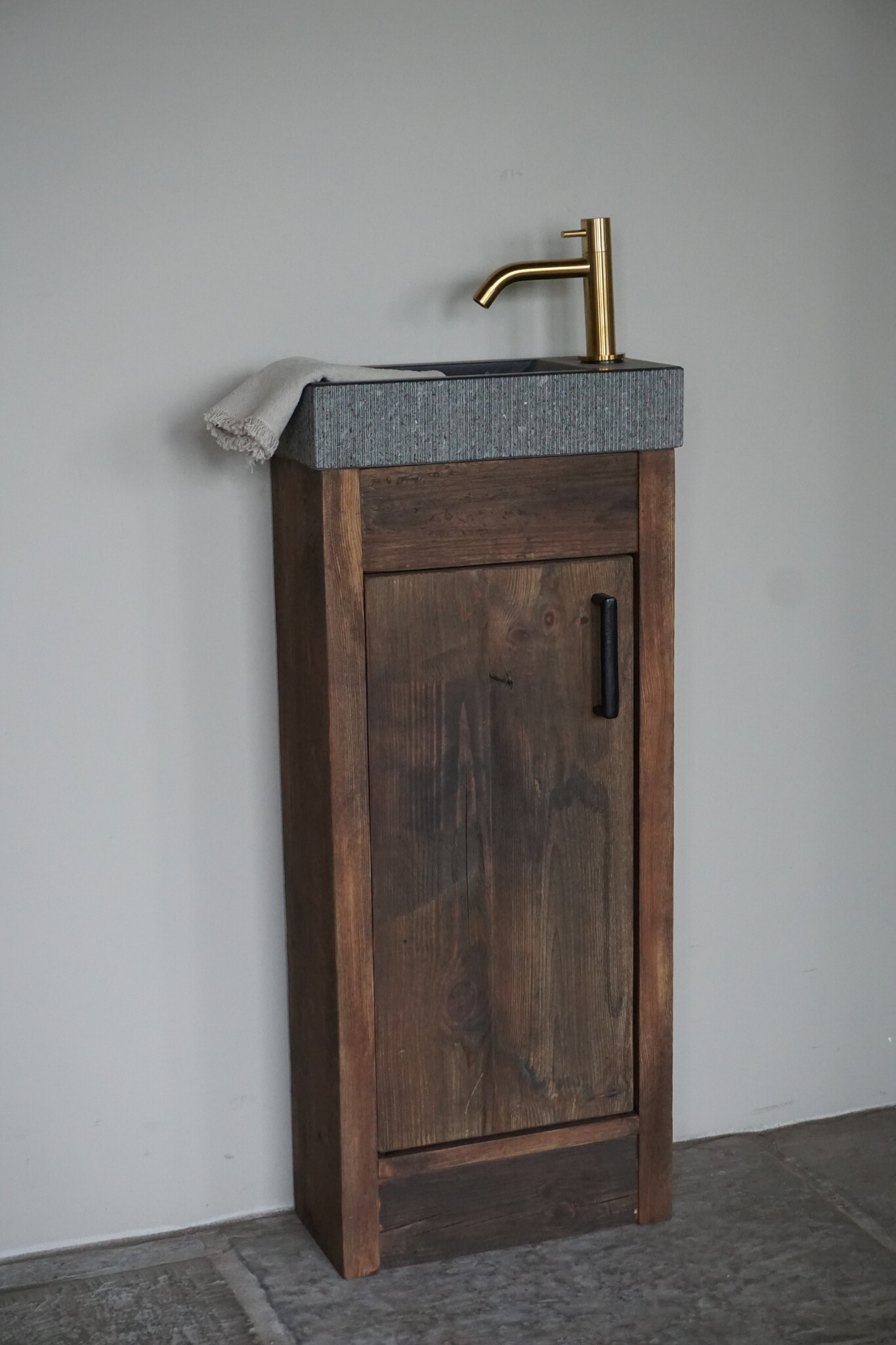 Rene Houtman Toiletmeubel Oud Hout Corine | 1-Deur | Kies Variant