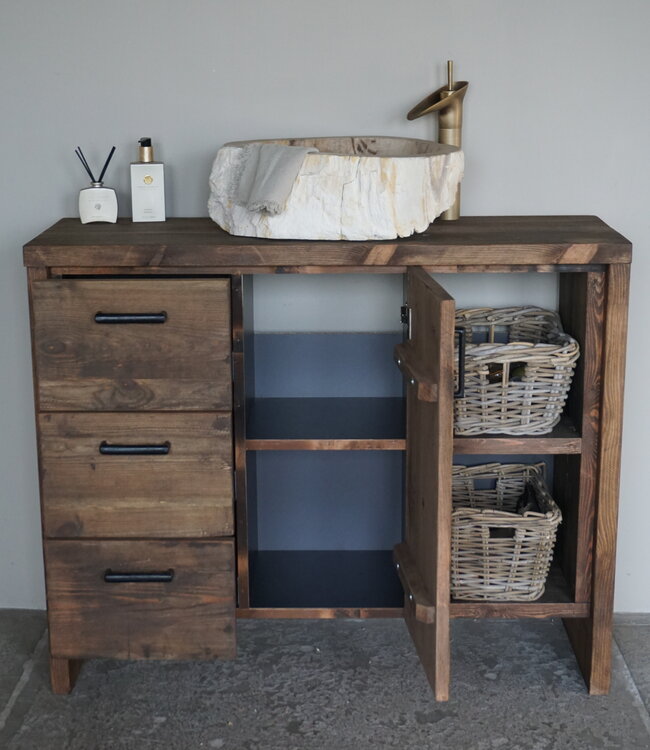 Rene Houtman Badkamermeubel Oud Hout Zwaantje | Stel Volledig Samen