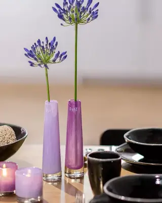 DutZ Vaas Solifleur | Lila | H21 x D5 cm