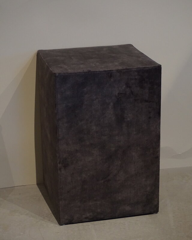Rene Houtman Hocker Kubus Stof 42x42x60 - Adore D.Grey