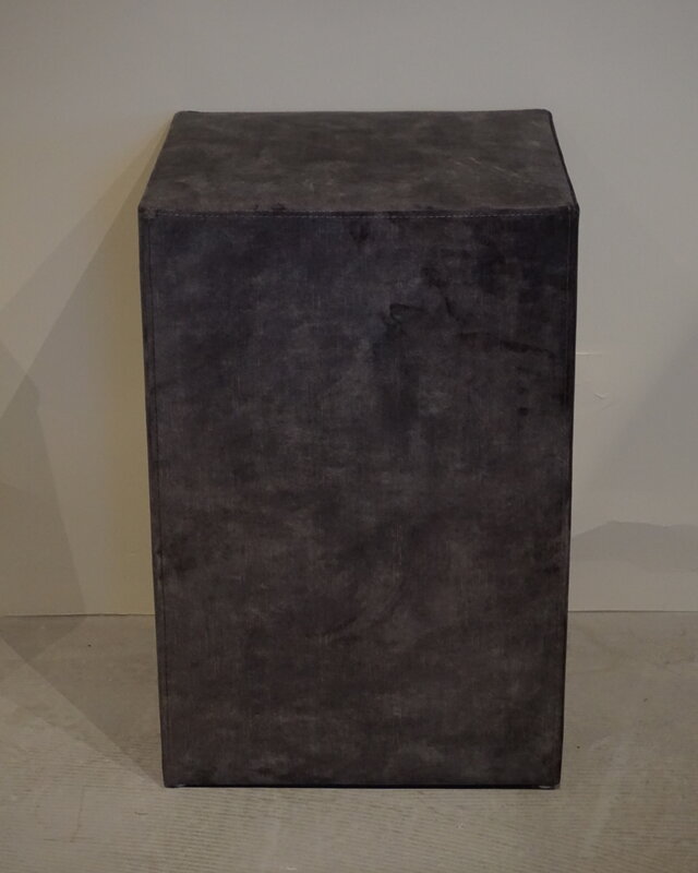Rene Houtman Hocker Kubus Stof 42x42x60 - Adore D.Grey