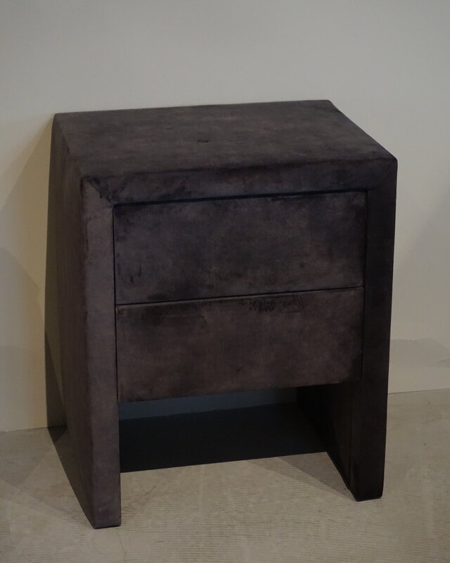 Rene Houtman Nachtkastje Stof | 2 Laden | H61xB50xD40 cm