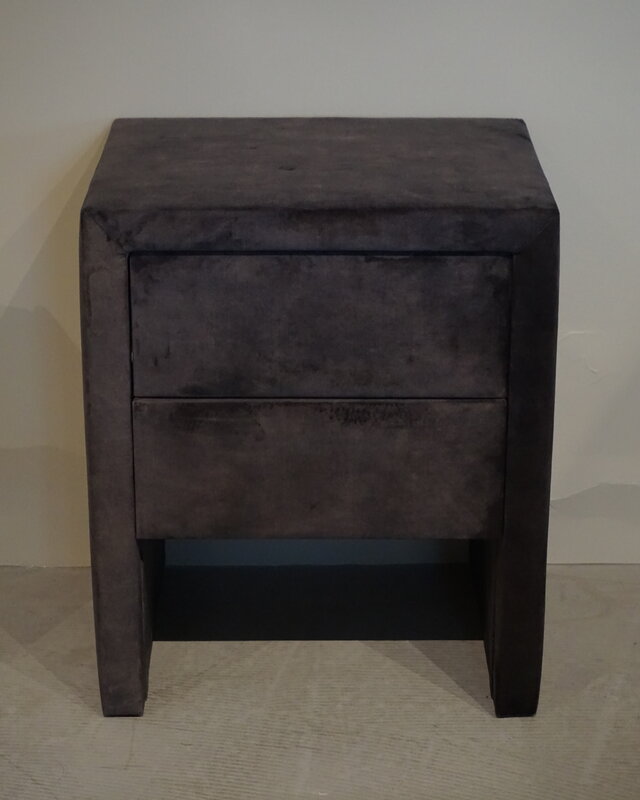 Rene Houtman Nachtkastje Stof | 2 Laden | H61xB50xD40 cm